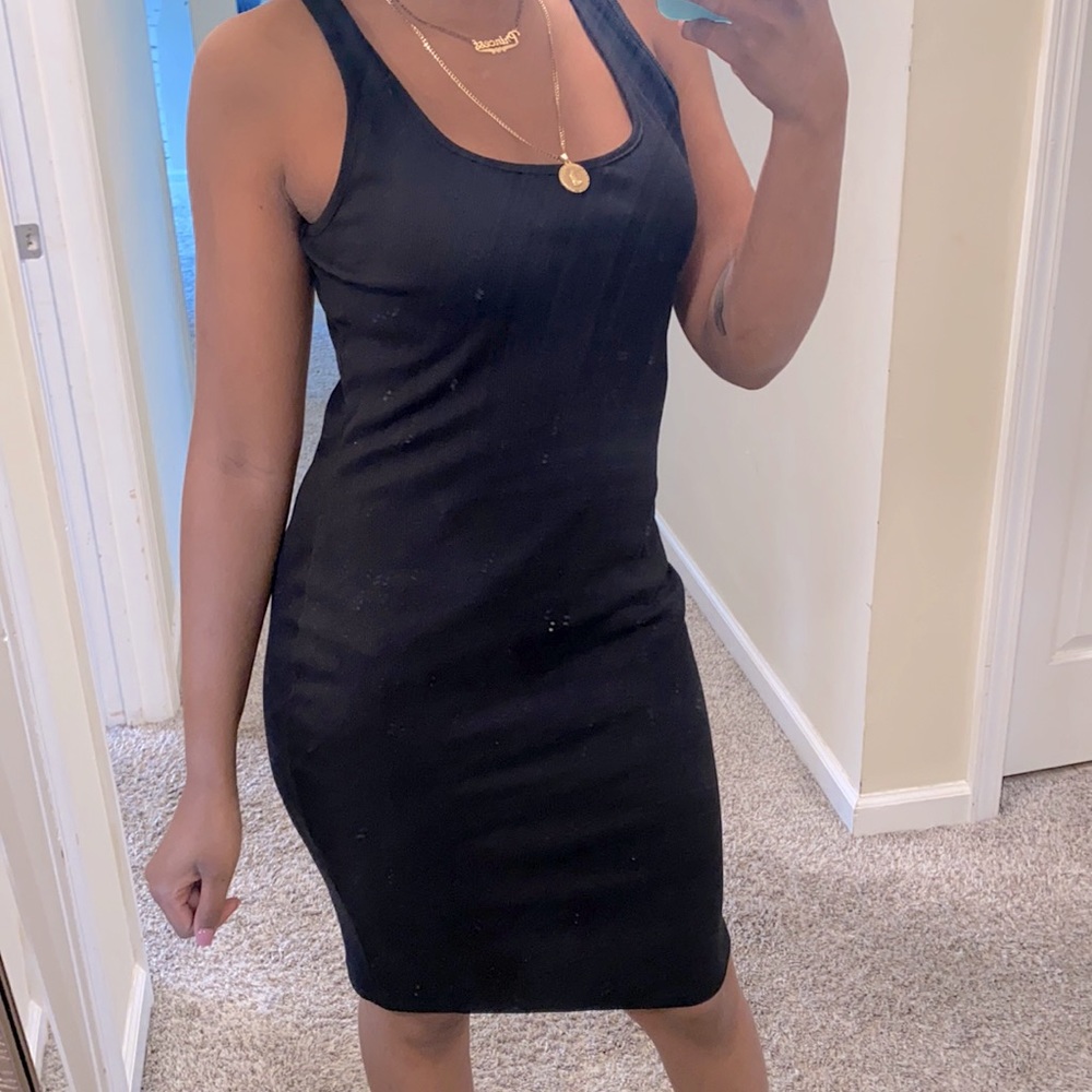 black dress